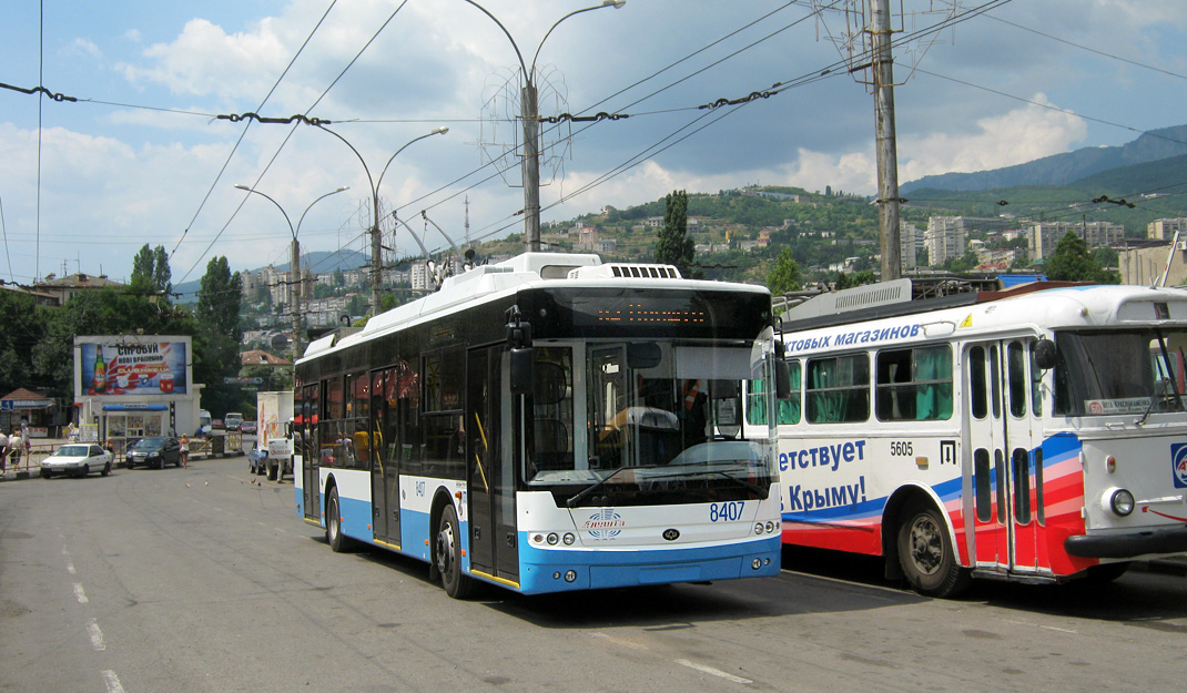 Кримський тролейбус, Богдан Т70115 № 8407