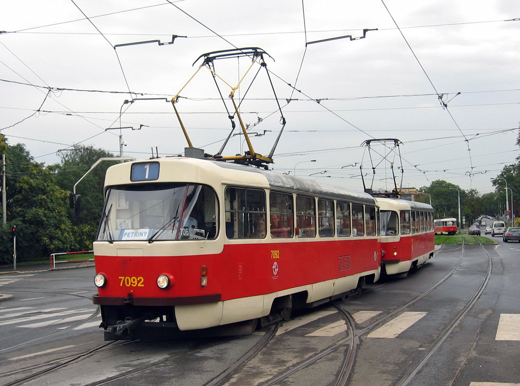 Прага, Tatra T3SUCS № 7092