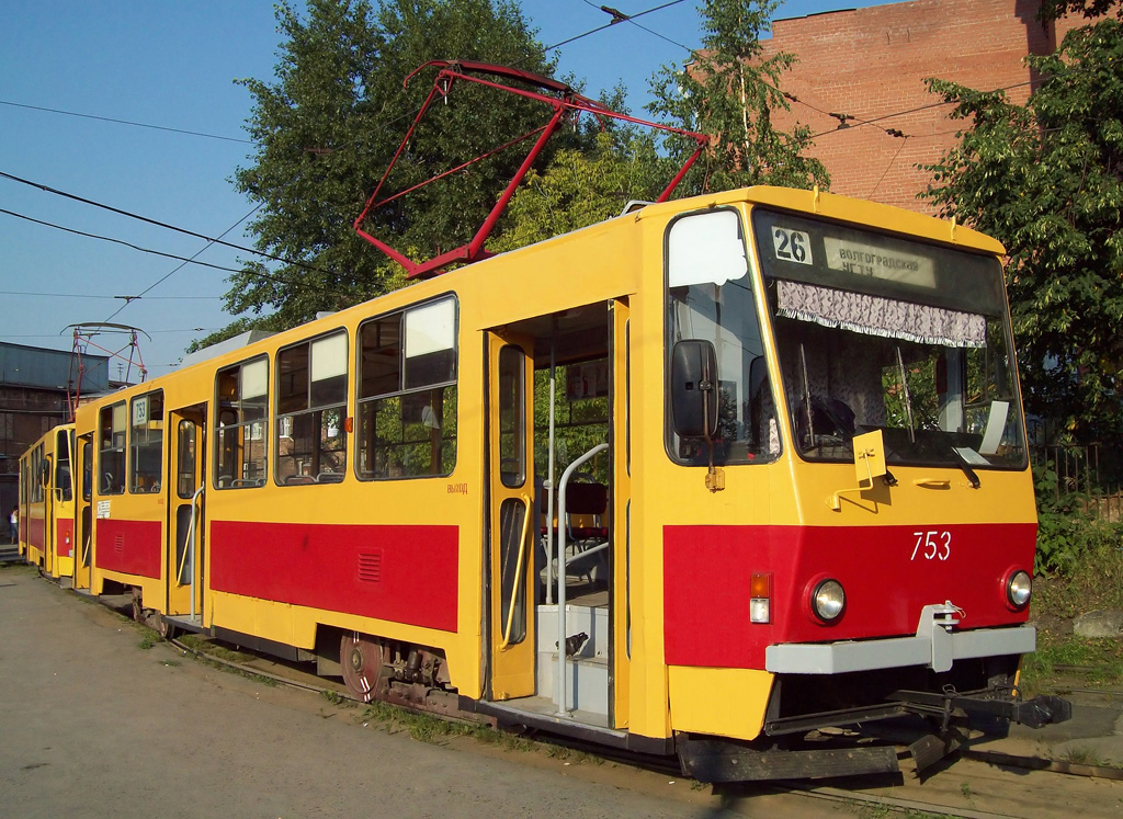 Екатеринбург, Tatra T6B5SU № 753