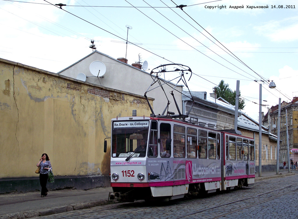 Lviv, Tatra KT4D nr. 1152