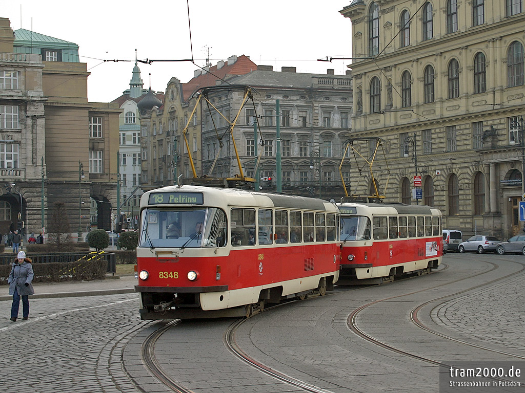 Прага, Tatra T3R.P № 8348