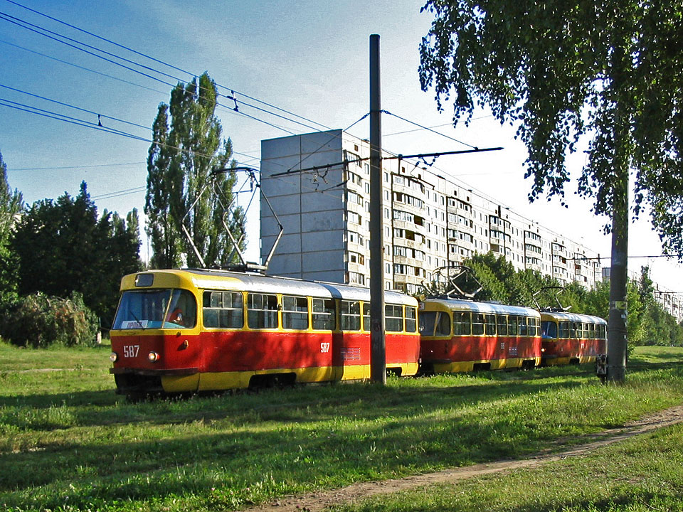 Харьков, Tatra T3SU № 587