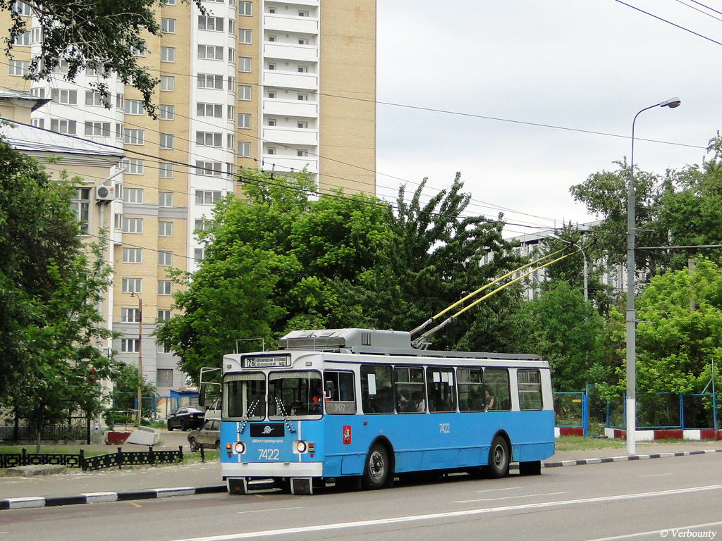 Москва, ЗиУ-682ГМ1 (с широкой передней дверью) № 7422