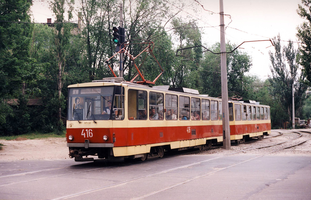 Zaporizhzhia, Tatra T6B5SU № 416; Zaporizhzhia, Tatra T6B5SU № 417