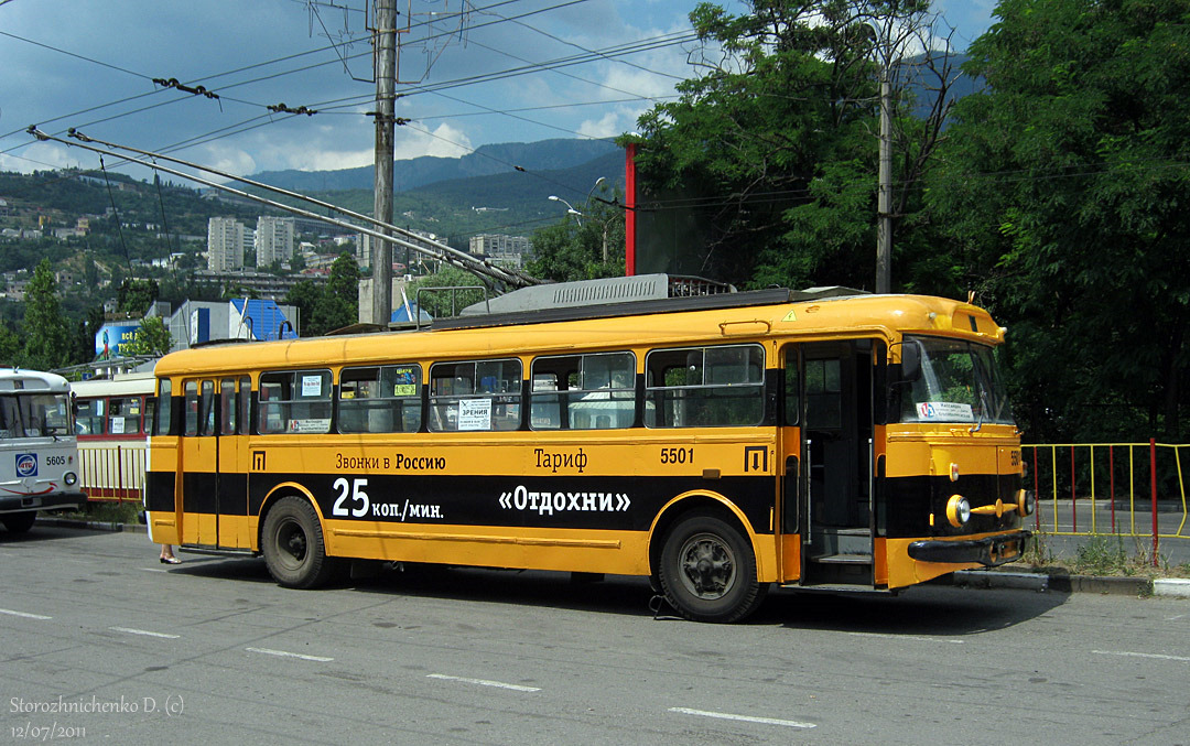 Crimean trolleybus, Škoda 9Tr19 # 5501