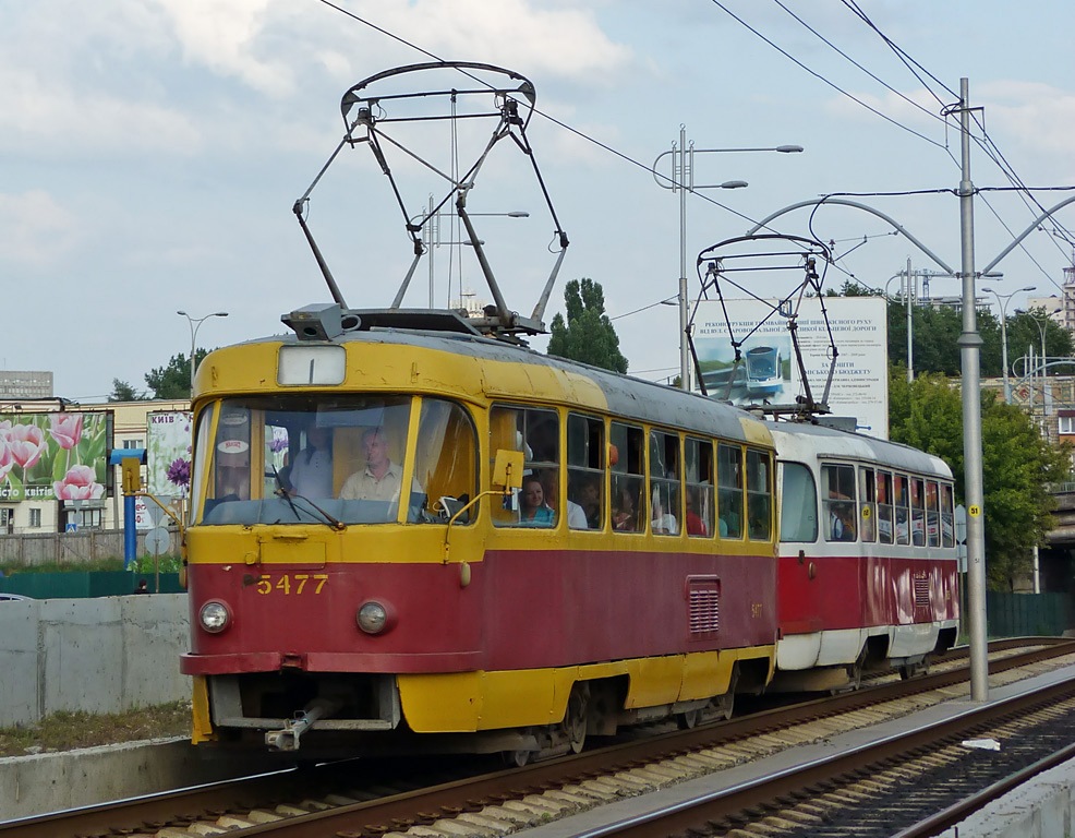Kyiv, Tatra T3SU № 5477