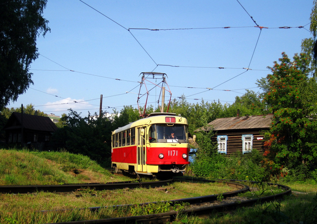 Ижевск, Tatra T3SU (двухдверная) № 1171