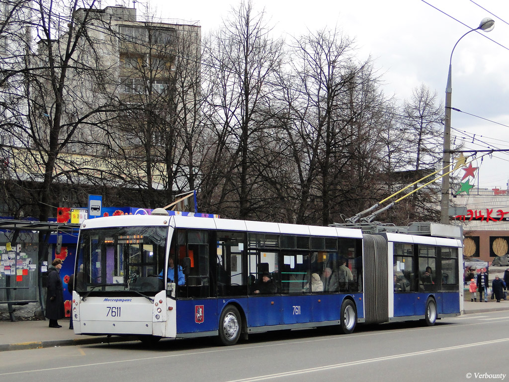 Москва, Тролза-6206.00 «Мегаполис» № 7611