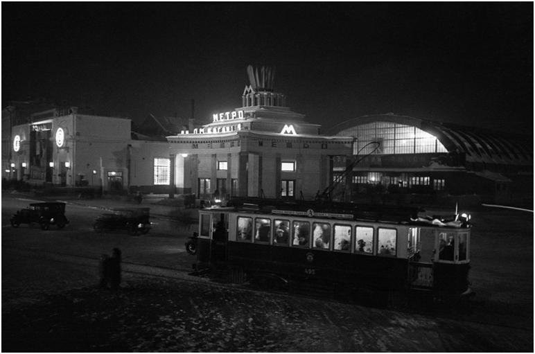 Москва, Ф (Сормовский) № 495; Москва — Исторические фотографии — Трамвай и Троллейбус (1921-1945)
