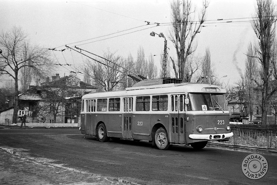 София, Škoda 9Tr6 № 223; София — Исторически снимки — Тролейбуси (1941–1989)
