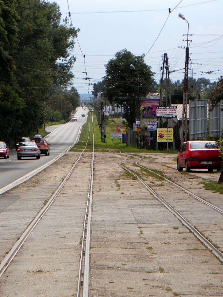 Lodž — Suburban trams — Konstantynów Łódzki; Lodž — Tram Lines and Infrastructure