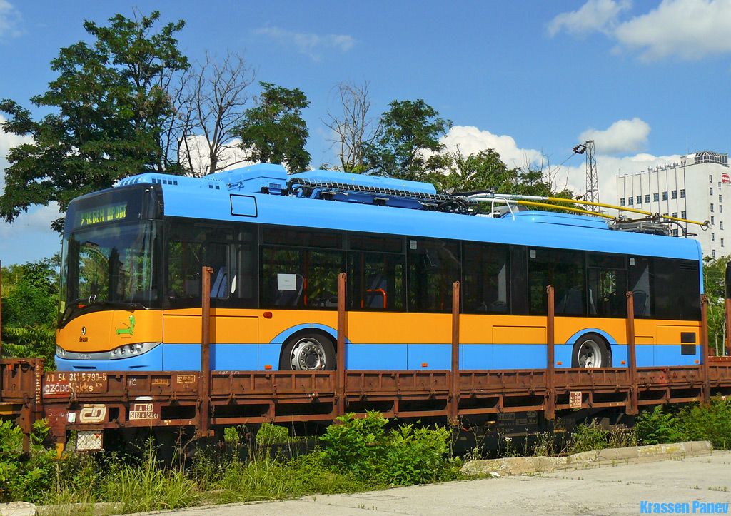 София, Škoda 26Tr Solaris III № 1604; София — Доставка на новите тролейбуси Skoda 26 TR — юли 2010 г.