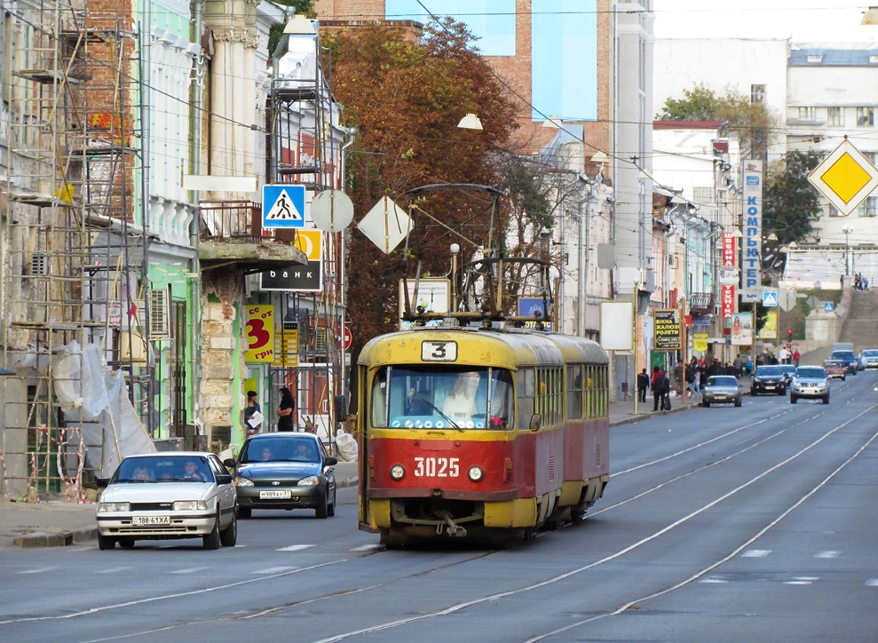 Kharkiv, Tatra T3SU № 3025