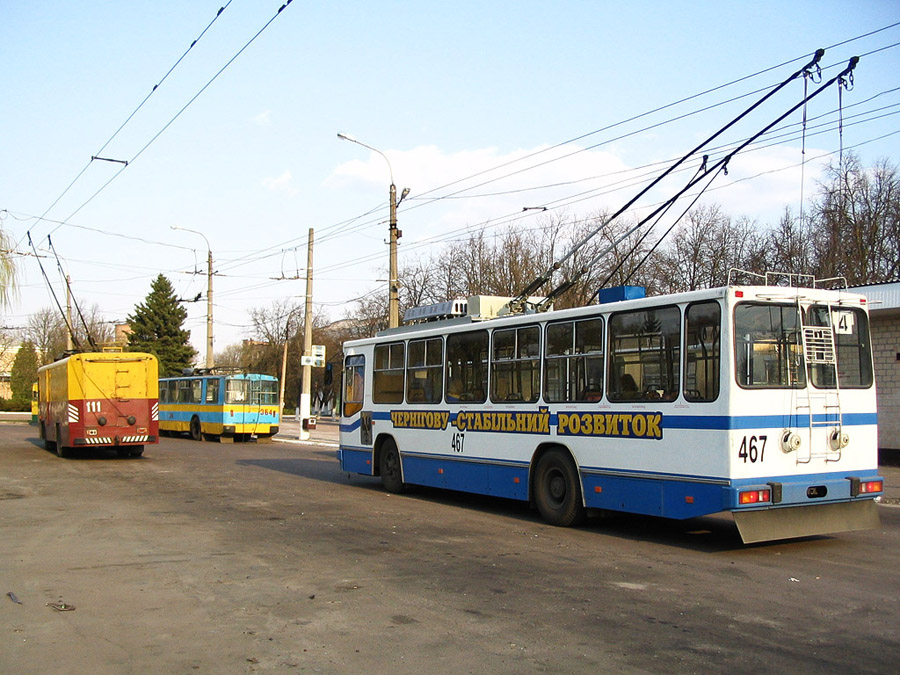 Černihiv, YMZ T2 č. 467; Černihiv — Terminus stations