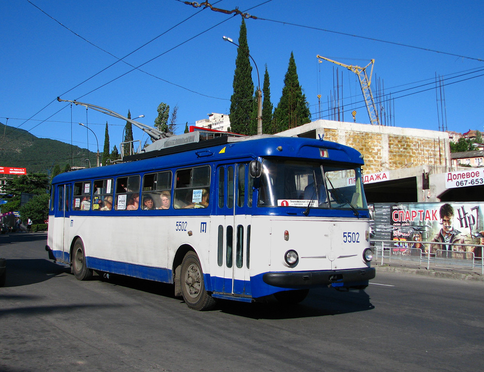 Кримски тролейбус, Škoda 9Tr19 № 5502