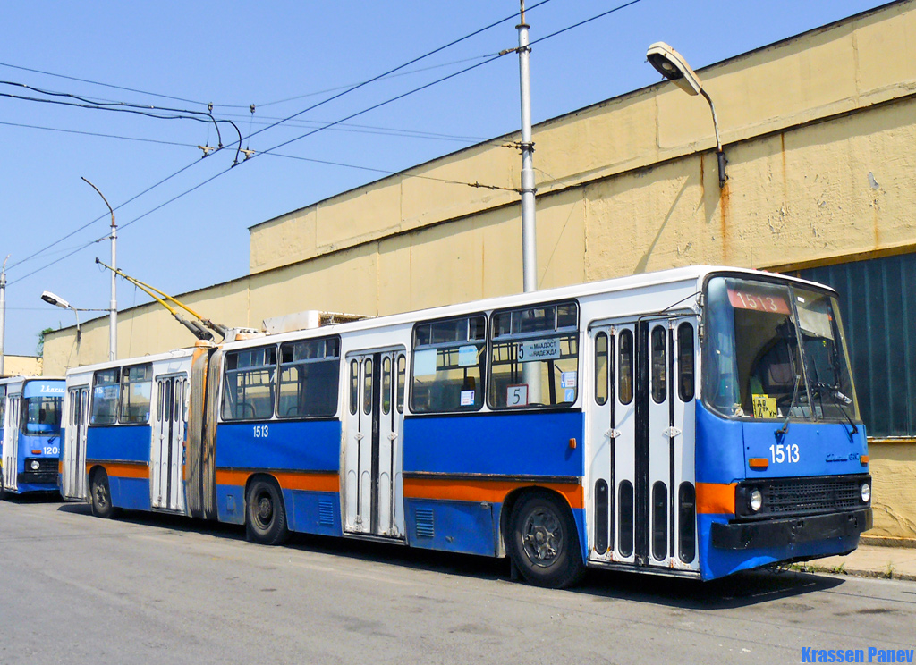 София, Ikarus 280.92 № 1513; София — Исторически снимки — Тролейбуси (1990–2010)