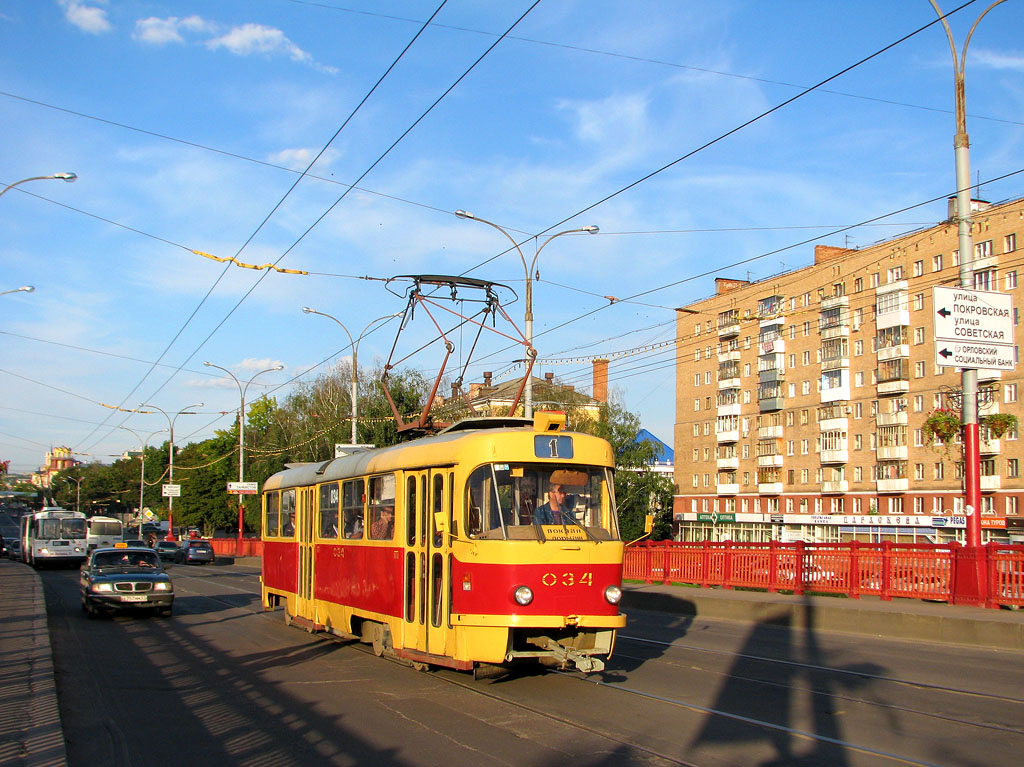 Oryol, Tatra T3SU č. 034