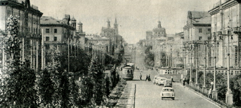 Zaporizhzhia — Tram line via Lenina (Sobornyi) Prospect; Zaporizhzhia — Trolleybus lines