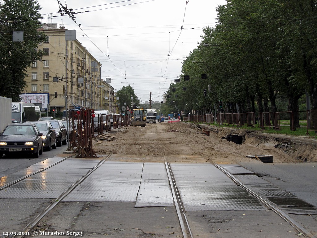 Saint-Petersburg — Tram lines and infrastructure