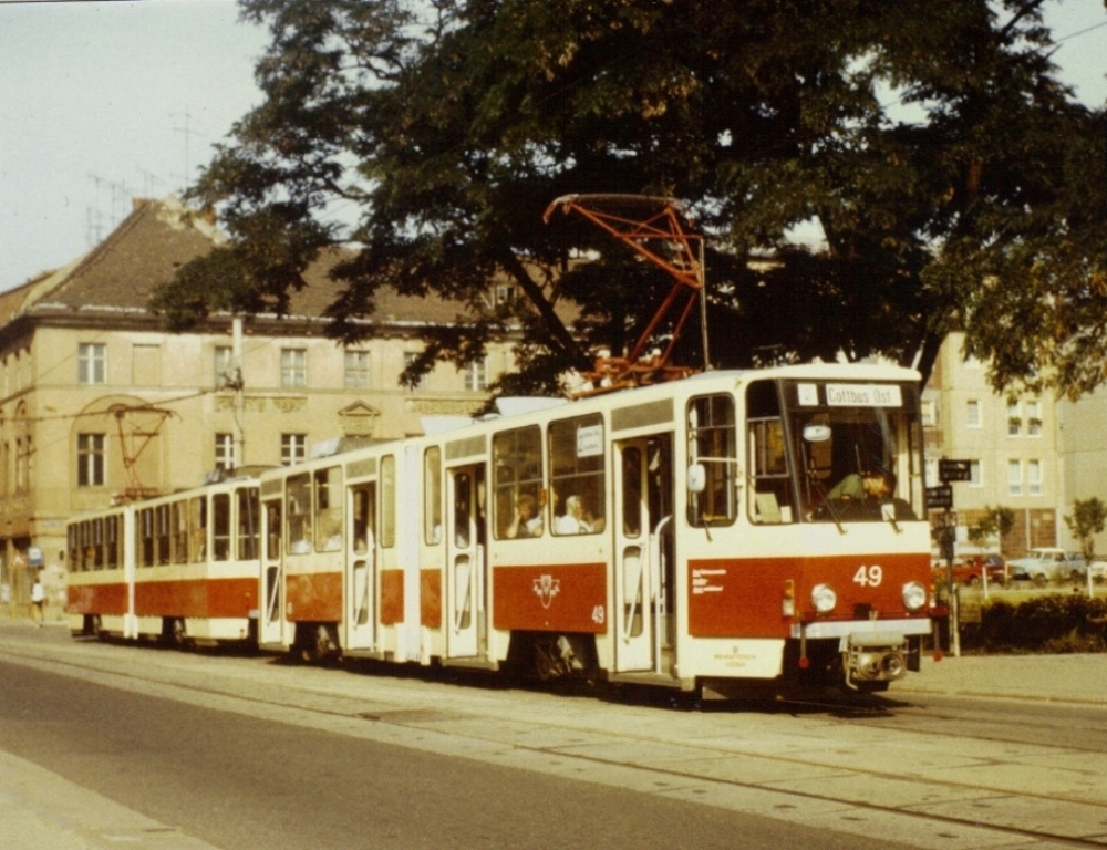 Котбус, Tatra KT4D № 49; Котбус — Старые фотографии