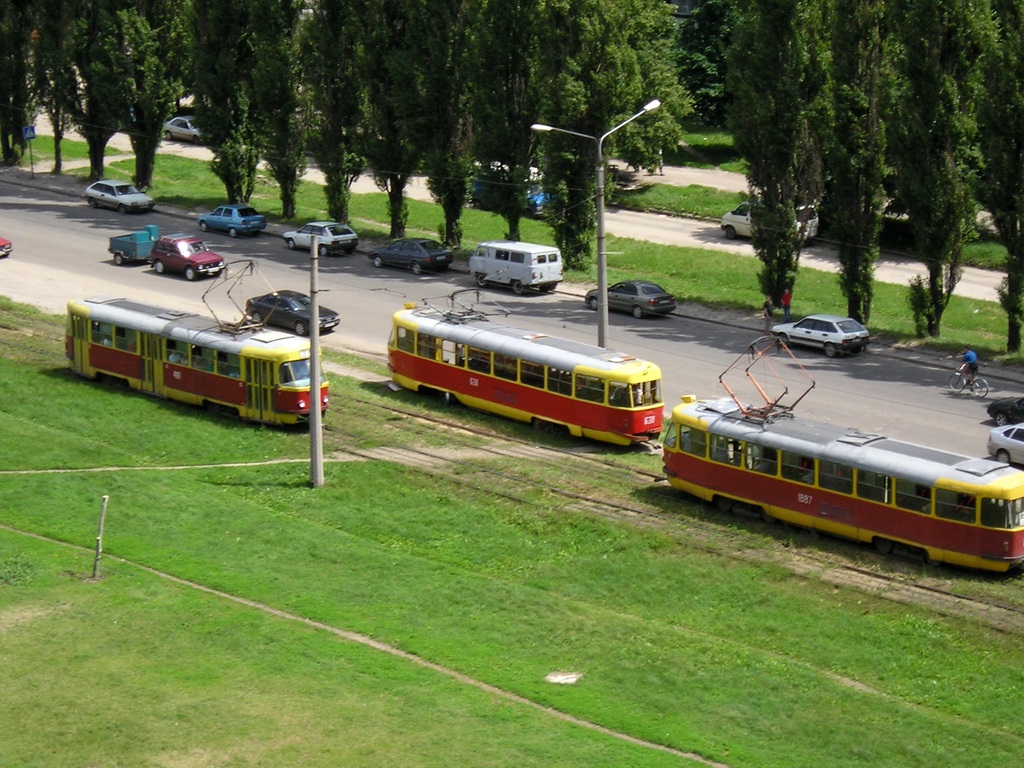 Харьков, Tatra T3SU № 638; Харьков, Tatra T3SU № 1887; Харьков, Tatra T3SU № 461; Харьков — Происшествия