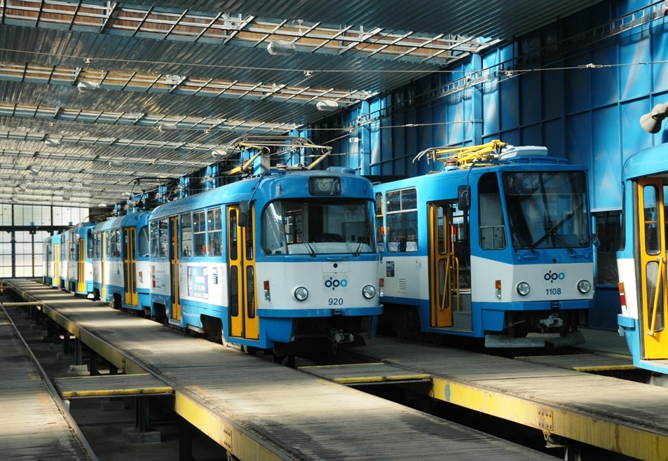 Острава, Tatra T3SUCS № 920; Острава — Трамвайное депо: Poruba