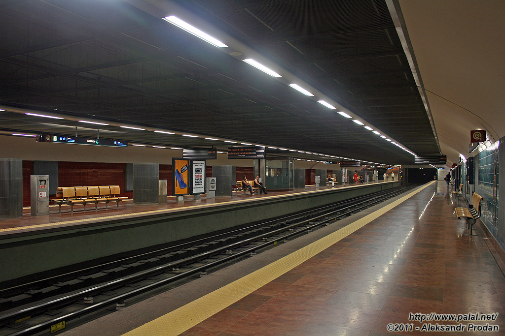 Lisbonne — Metro — Linha Verde