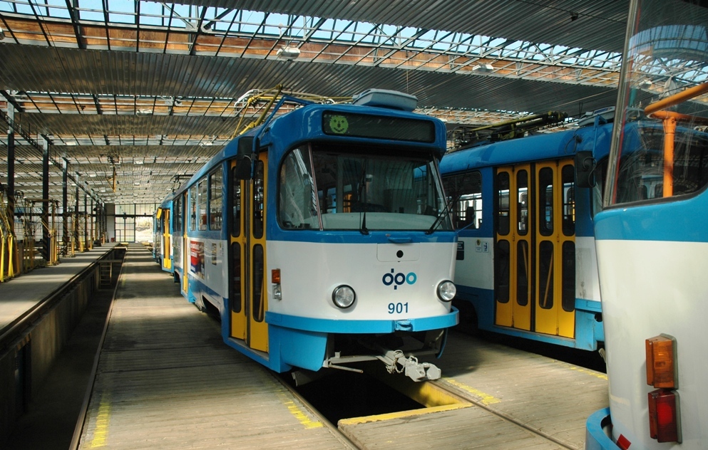 Острава, Tatra T3SU № 901; Острава — Трамвайное депо: Poruba