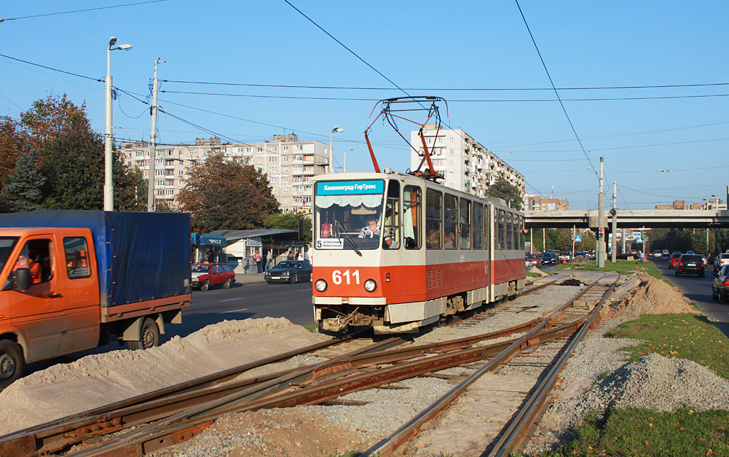 Калининград, Tatra KT4D № 611