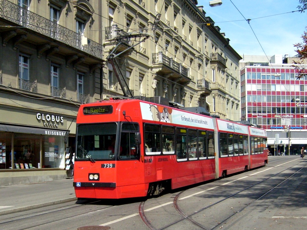 Bern, Duewag/Vevey Be 4/8 Nr 739