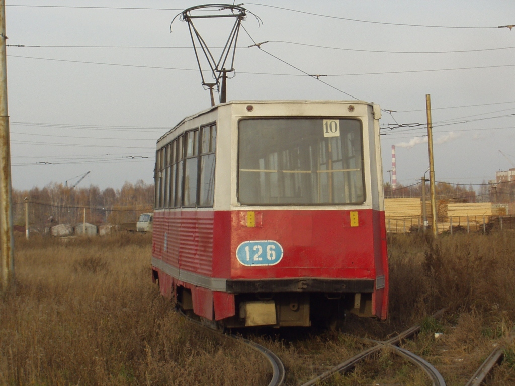Omsk, 71-605 (KTM-5M3) nr. 126; Omsk — Tram line —  Left Bank / 10 route
