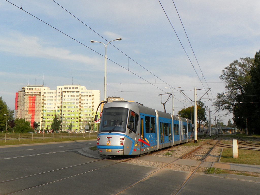 Wrocław, Škoda 19T Elektra — 3102