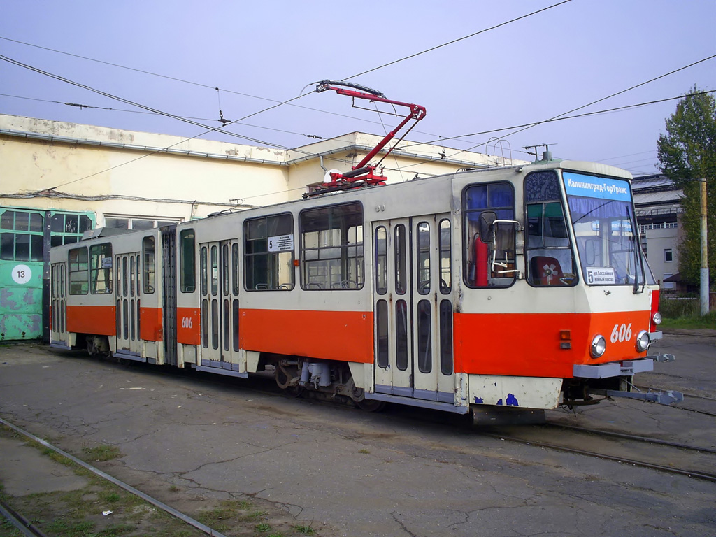 Калининград, Tatra KT4D № 606