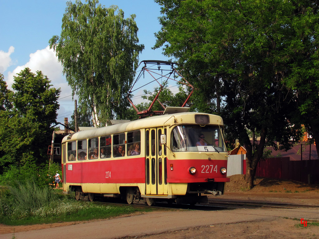 Iżewsk, Tatra T3SU (2-door) Nr 2274
