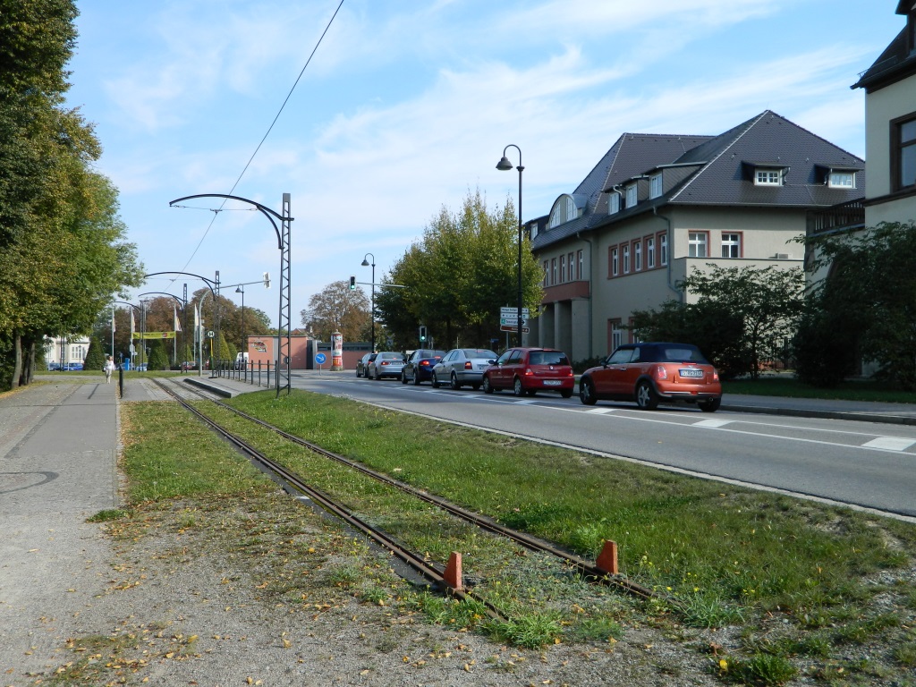 Наумбург — Трамвайная линия и инфраструктура