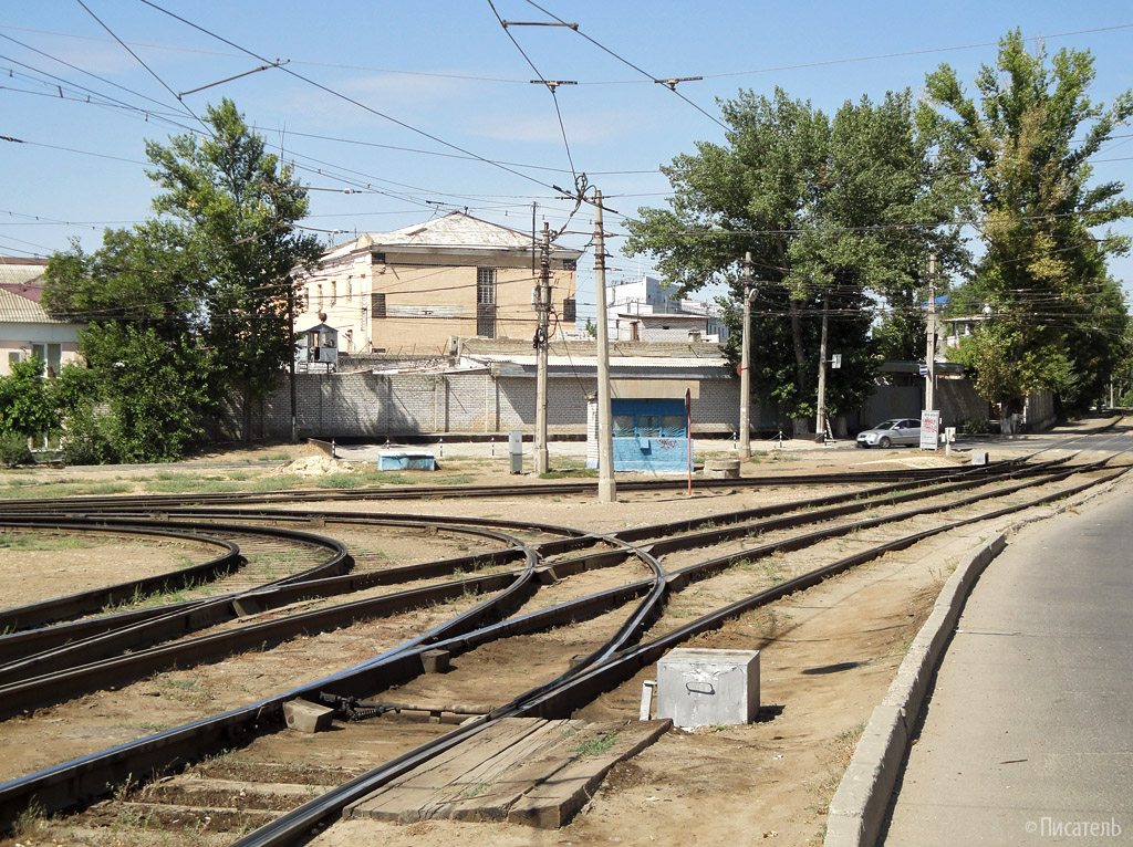 伏爾加格勒 — Tram lines: [2] Second depot — Center