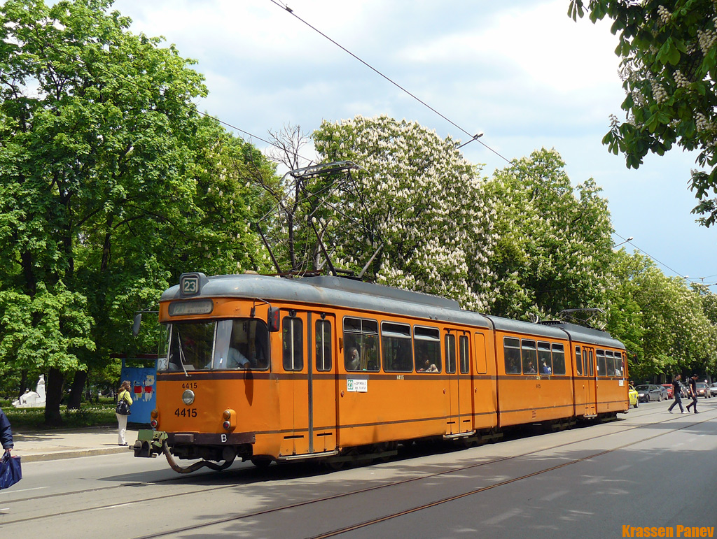 Sofia, Duewag GT8 № 4415