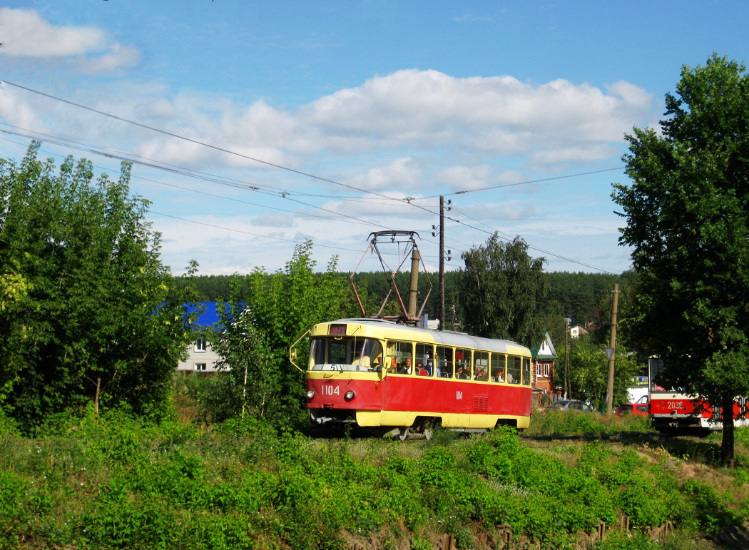 Ижевск, Tatra T3SU (двухдверная) № 1104