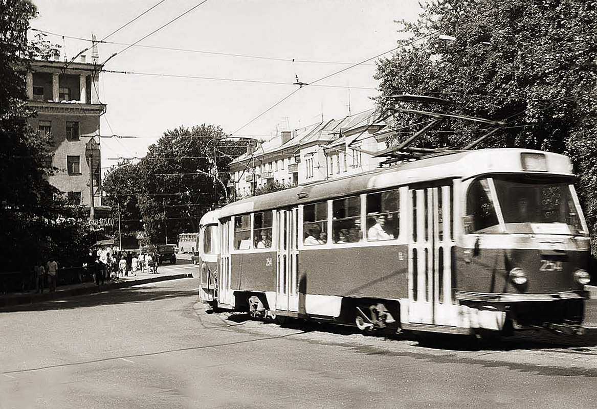Калининград, Tatra T4SU № 254; Калининград — Старые фотографии
