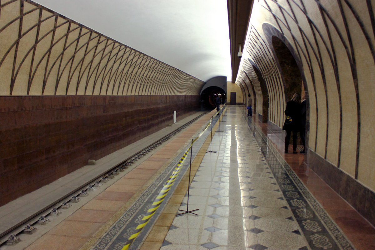 Ałmaty — Day of open doors in subway; Ałmaty — Line 1 — Stations