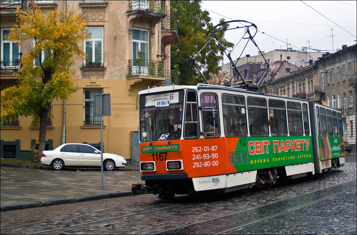 Lviv, Tatra KT4D č. 1167
