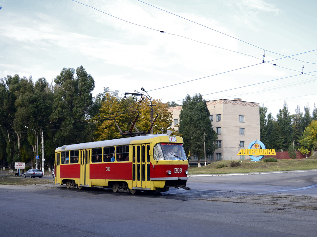 Днепр, Tatra T3SU № 1309