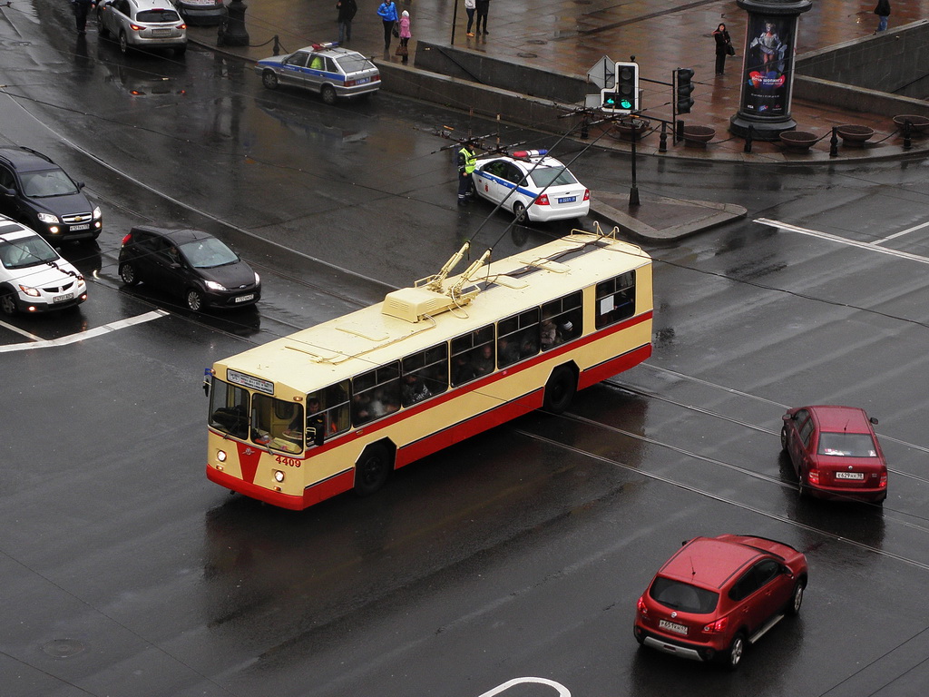 სანქტ-პეტერბურგი, ZiU-682B № 4409; სანქტ-პეტერბურგი — The Leningrad-Petersburg trolleybus of 75 years