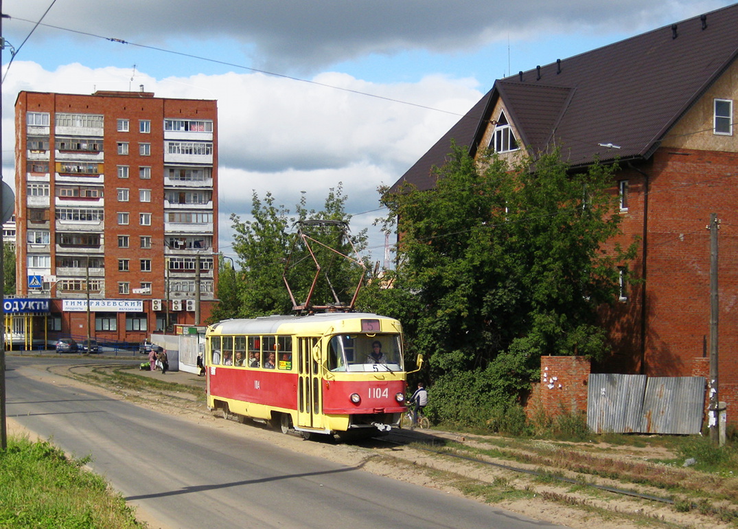 Іжэўск, Tatra T3SU (двухдверная) № 1104