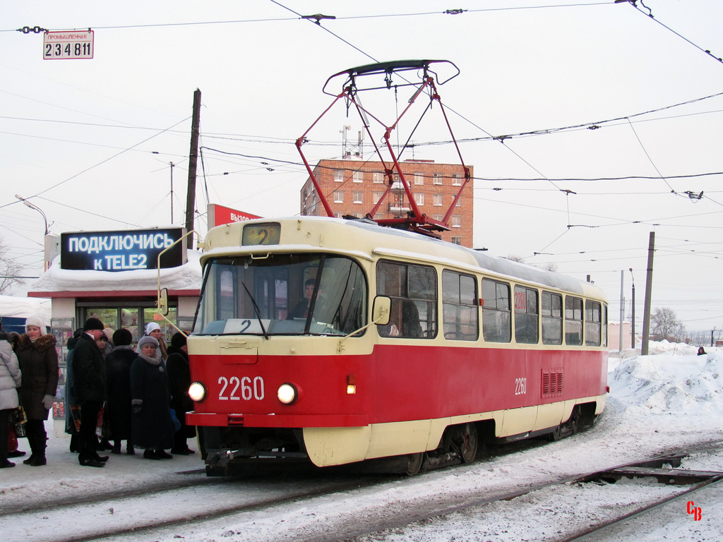 Ижевск, Tatra T3SU (двухдверная) № 2260