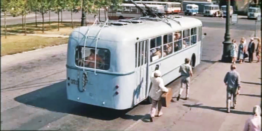 Moskwa, ZiU-5D Nr 3212; Moskwa — Trolleybuses in the movies