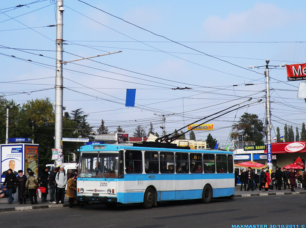 Кримський тролейбус, Škoda 14Tr02/6 № 2051