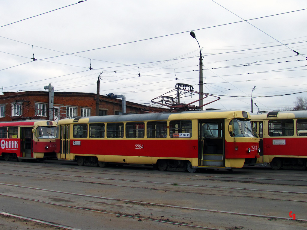 Ижевск, Tatra T3SU (двухдверная) № 2284
