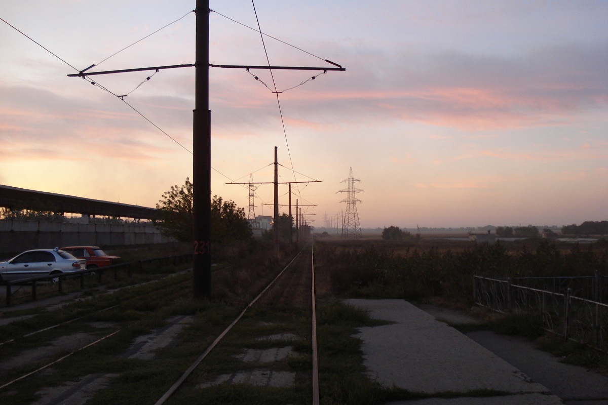Аўдзееўка — Трамвайные линии и инфраструктура