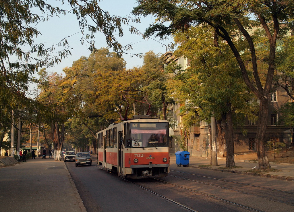 Одесса, Татра-Юг Т6Б5 № 7001